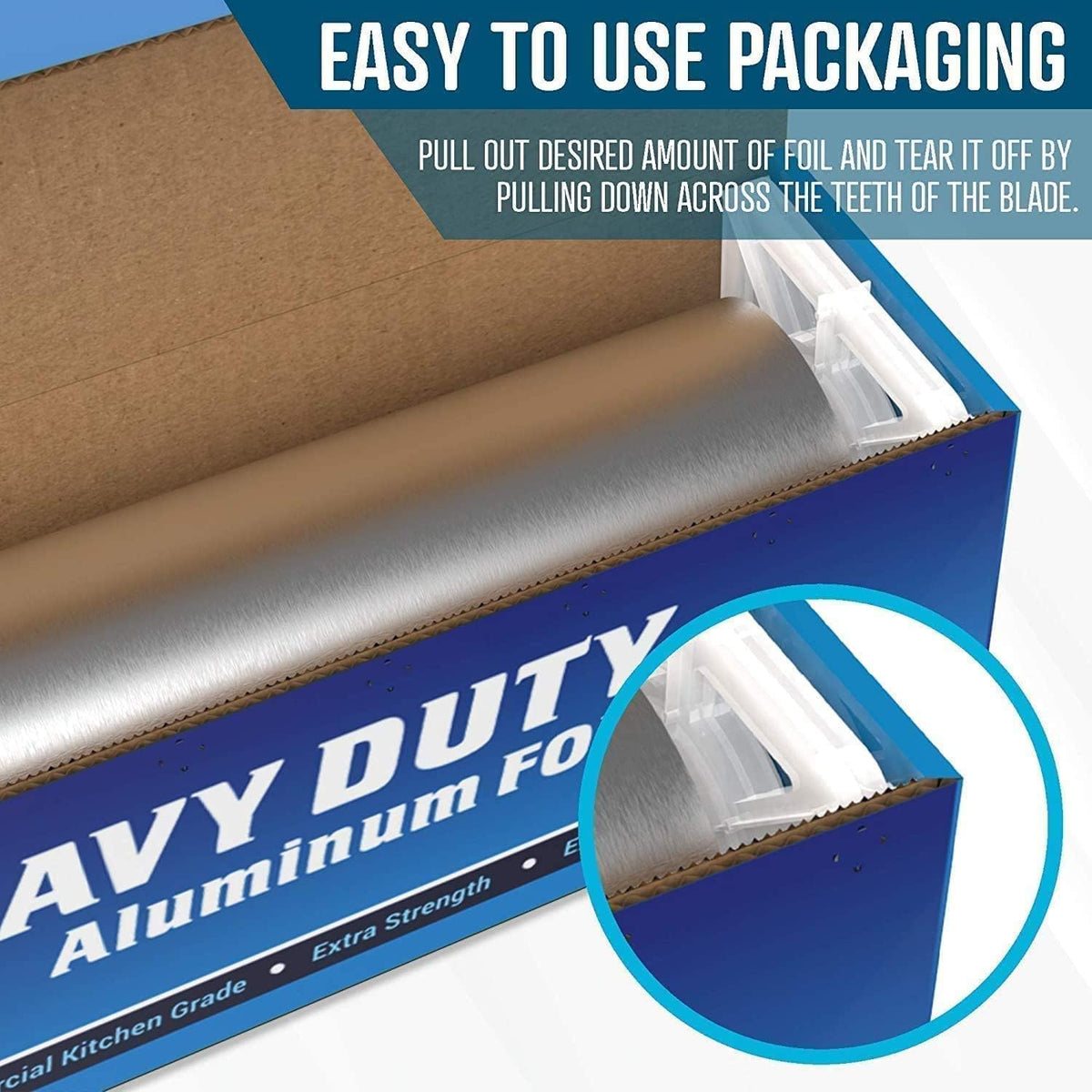 Heavy Duty Aluminum Foil, 18 in x 525 sf Roll, 1 Pack