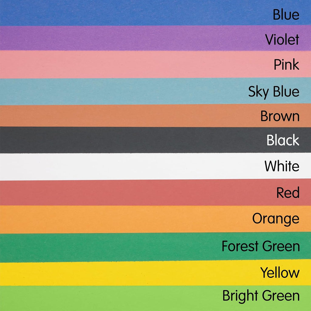 Construction Paper, Classroom Art Supplies, 9" x 12" Craft Paper 2200 Sheet Pack, Heavyweight Construction Paper