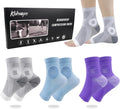 3 Pairs Neuropathy Socks for Women and Men, Toeless Compression Socks | Toeless compression sleeves for daily wear