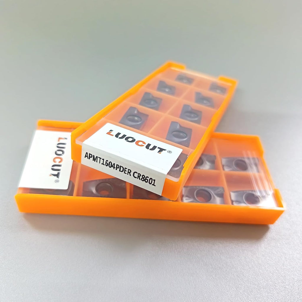 20 pcs CNC Carbide milling Inserts APMT1604 for Process HRC45 Steel-CR8601