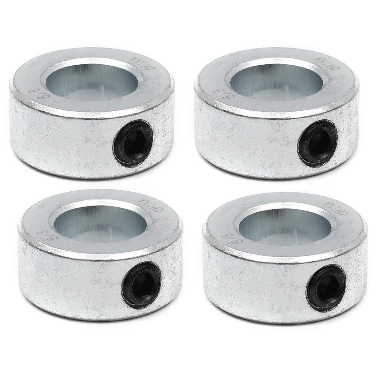 TonGass 4 Pack 5/8 Inch Bore Shaft Collars with Set Screws