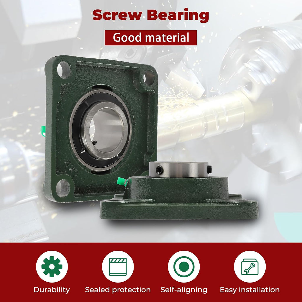 findmall UCF211-32 Pillow Block Bearing Units 2 Inch Bore