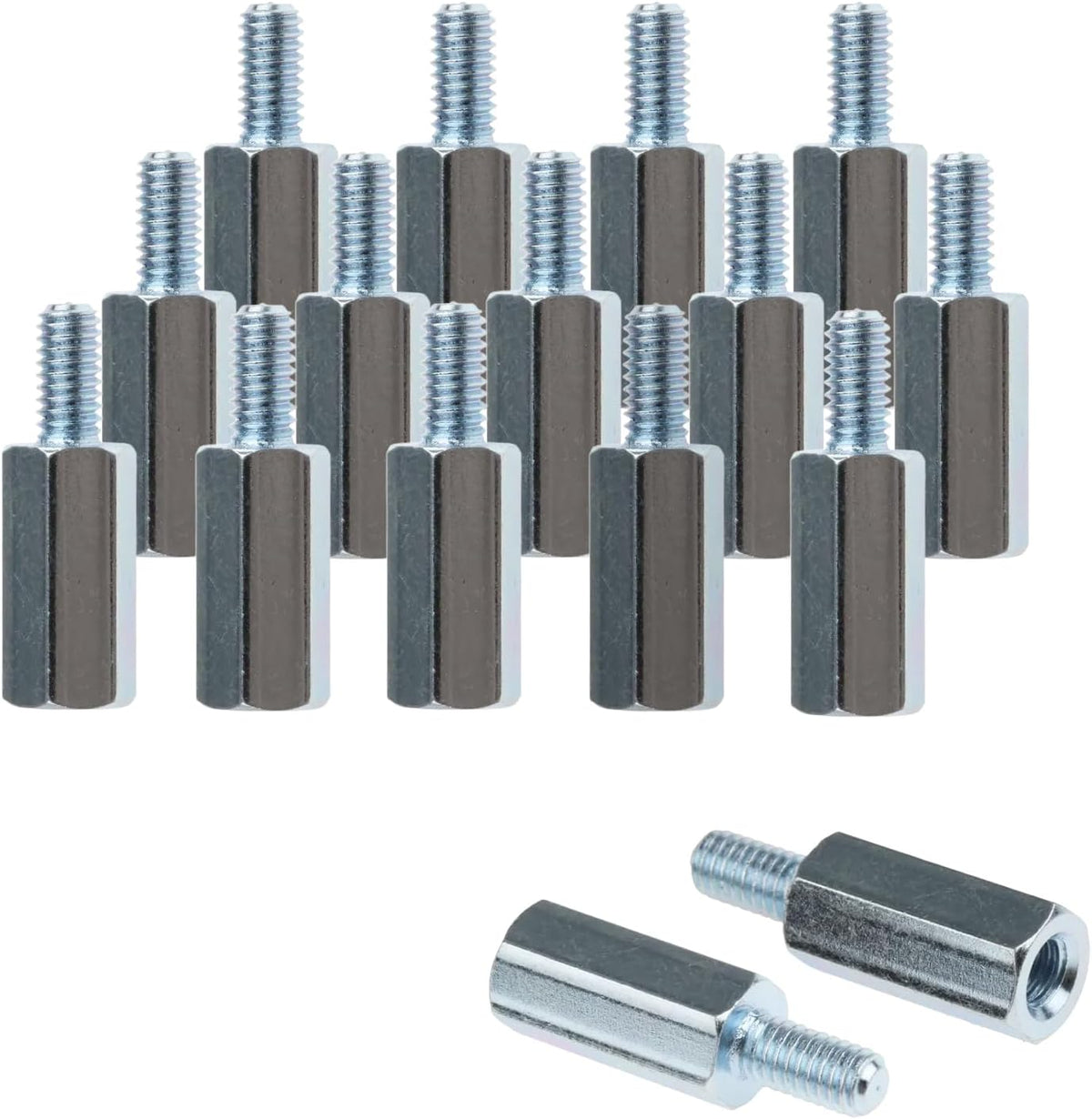 Kado M4x14mm Hex Stainless Steel Standoff Spacer Screw Nut Bolt Set 16pcs