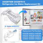 243297609 243297613 Refrigerator Ice Maker Assembly Replacement Kit