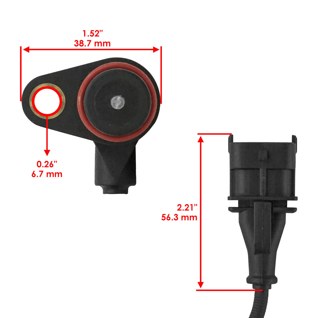 Caltric Crank Position Speed Sensor Compatible with Polaris RZR 570 Efi 2012 2013 2014 2015 2016 2017 2018