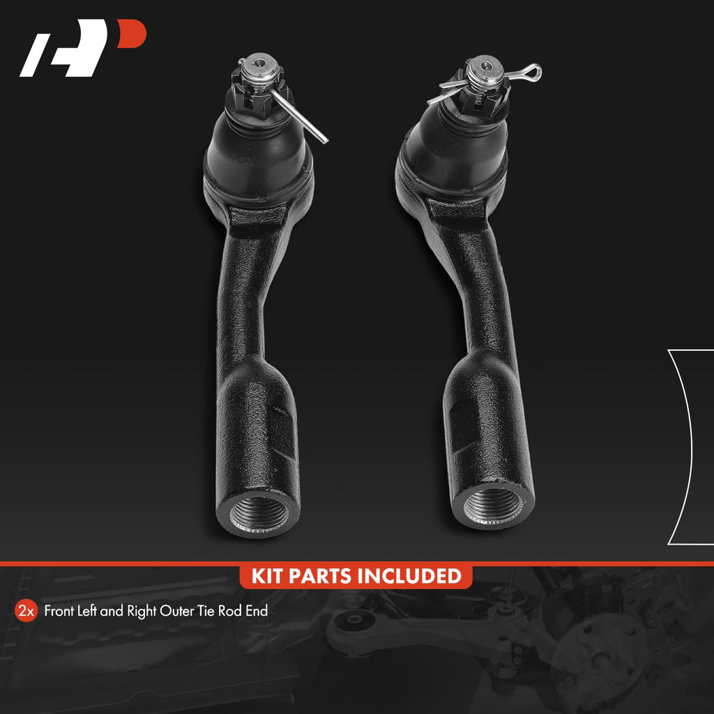 A-Premium Front Outer Tie Rod End, Compatible with Toyota
