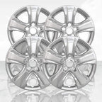 4pc 17" 5 V Spoke Front/Rear Wheel Skins for Toyota Rav4 19-25 - Chrome