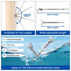 40Pairs Cable Railing Hardware Swage Toggle Turnbuckle CK07