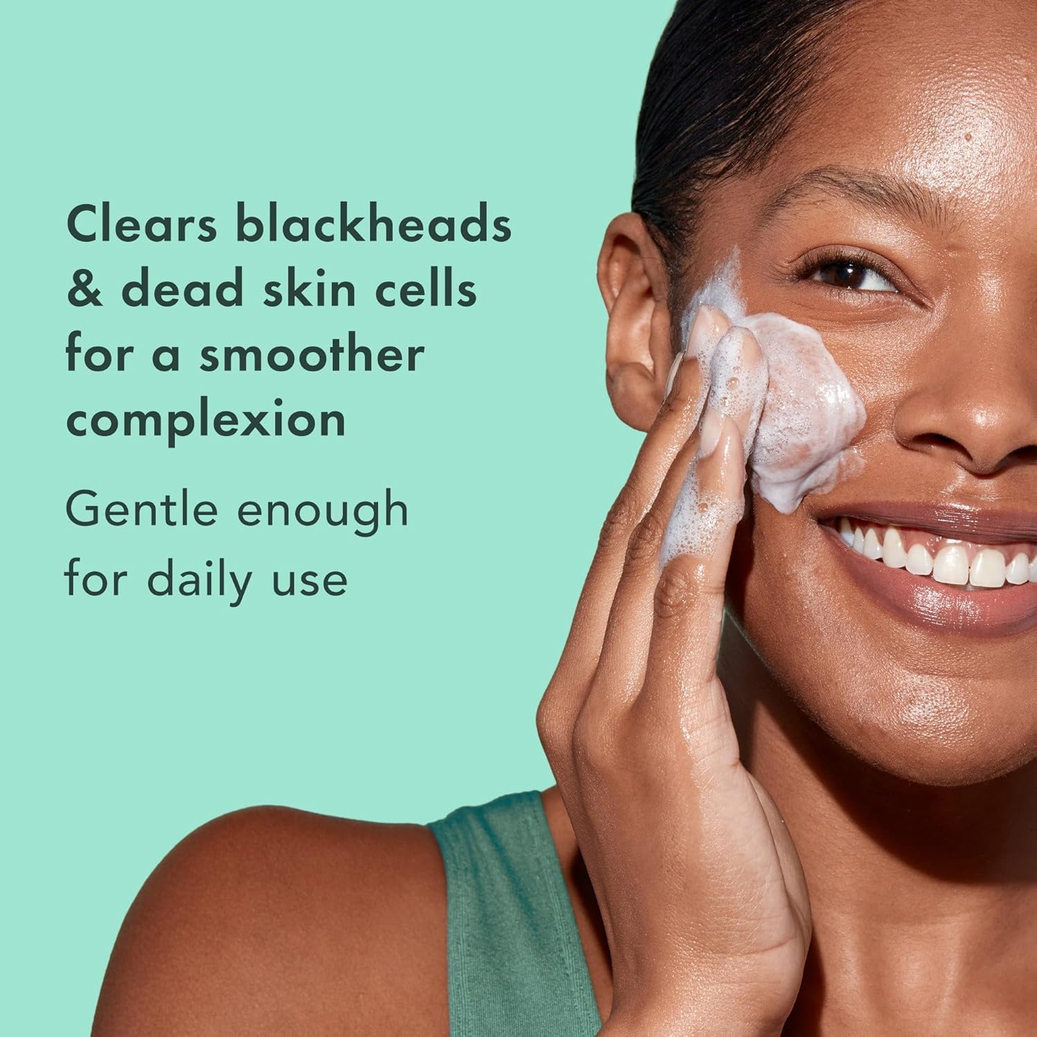 Miracle Clear Facial Cleanser Face Wash (Exfoliating Cleanser, 5.1 oz) | Gentle Exfoliating Deep Pore Cleansing with