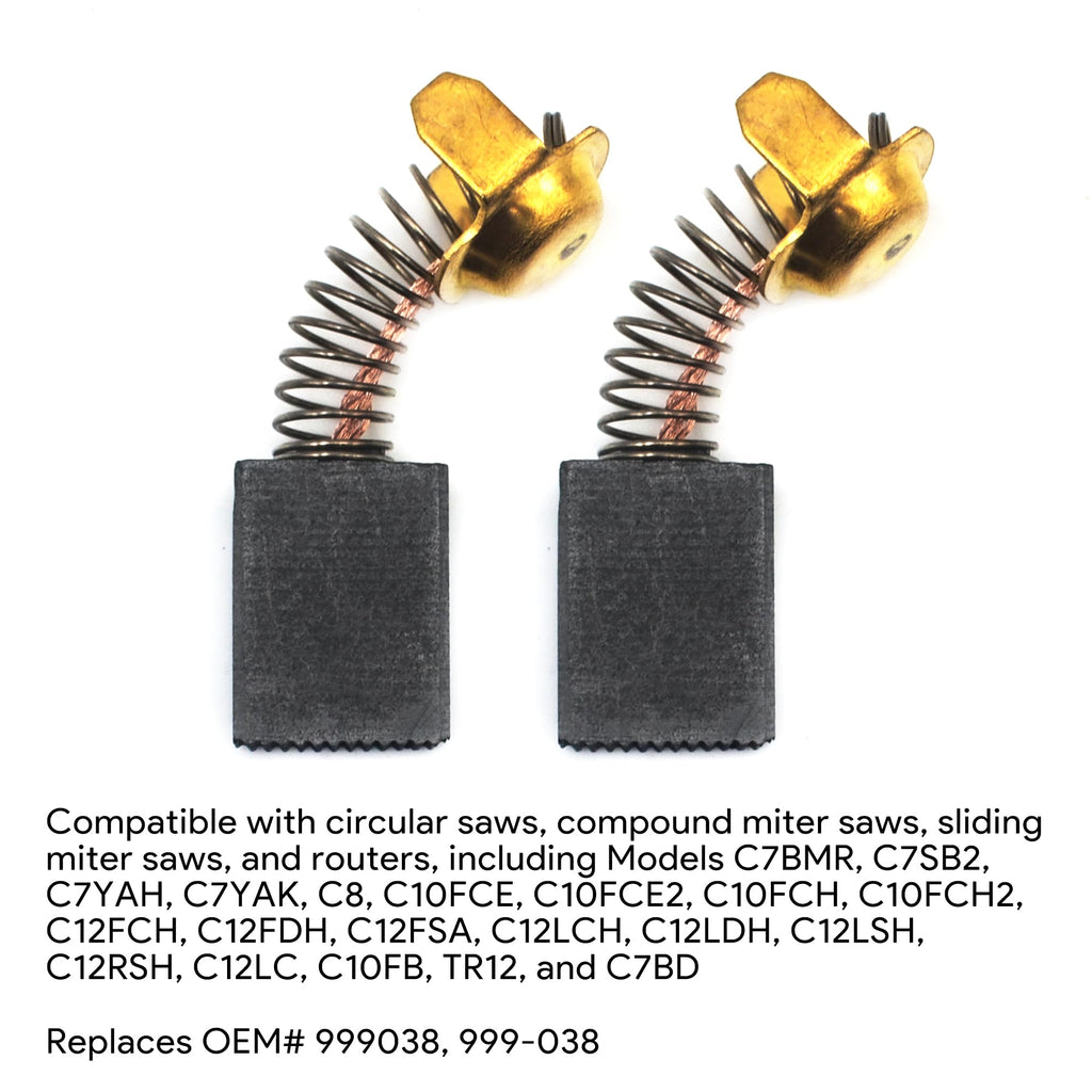 GEARLINTON 999038 Carbon Brushes Replacement, 2 Pack