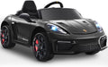 Licensed Porsche 718 12V Electric Car for Kids, Ride on Toys for Toddler, Child Ride on Car w/Parent Remote, Led