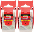 Secure Seal Ultra Clear Packaging Tape, 2 Rolls Clear Packing Tape for Lighter Shipping Boxes, 1.88 in x 50 yd