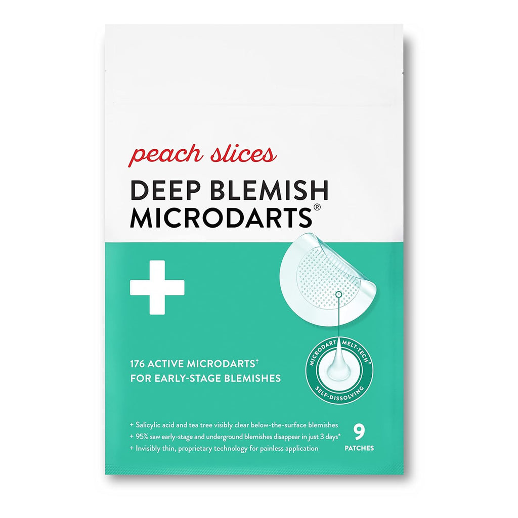 Deep Blemish Microdarts (9 ct) - Early Stage Pimple Patches for Face - Salicylic Acid, Niacinamide, Hyaluronic Acid