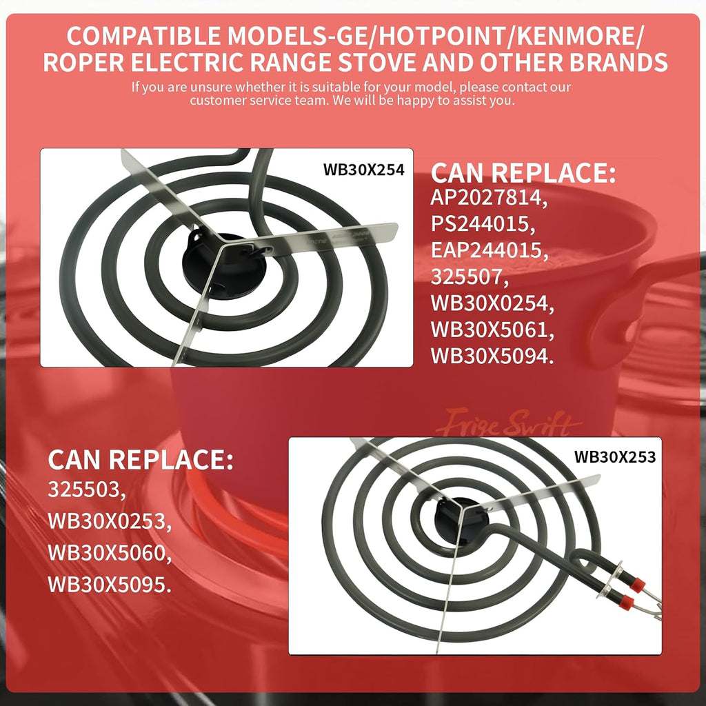 SP22YA Electric Range Burner Surface Element Replacement