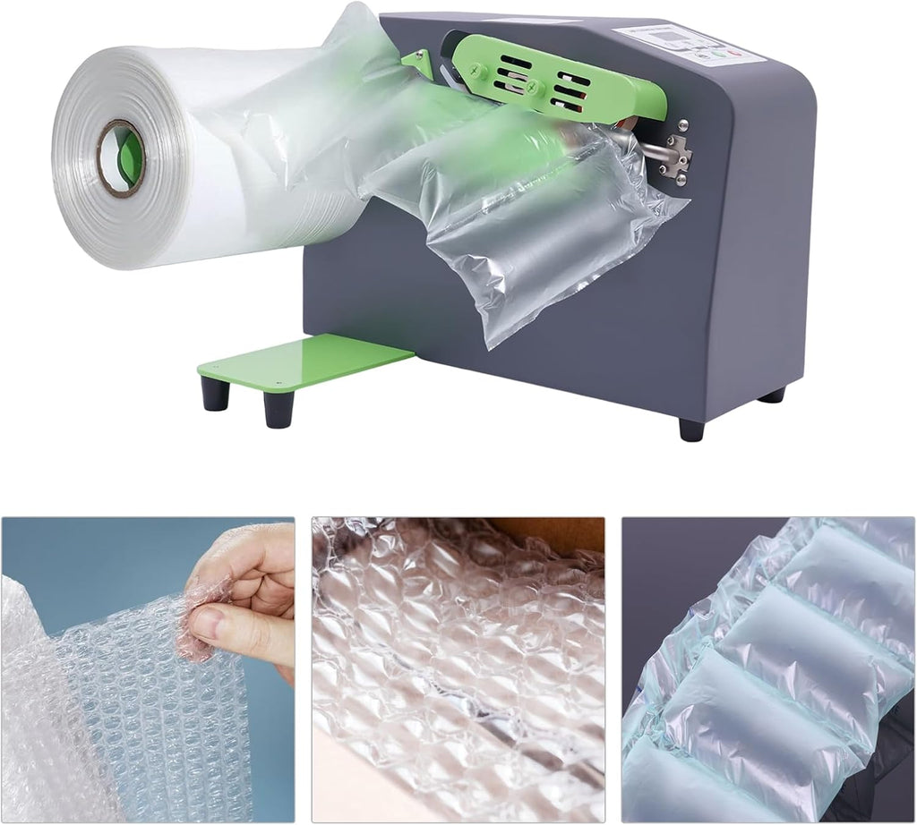 Air Cushion Maker Machine Bags Wrap Pillow Inflator Bubble Packaging Inflator Adjustable Parameters Easy To Use Air