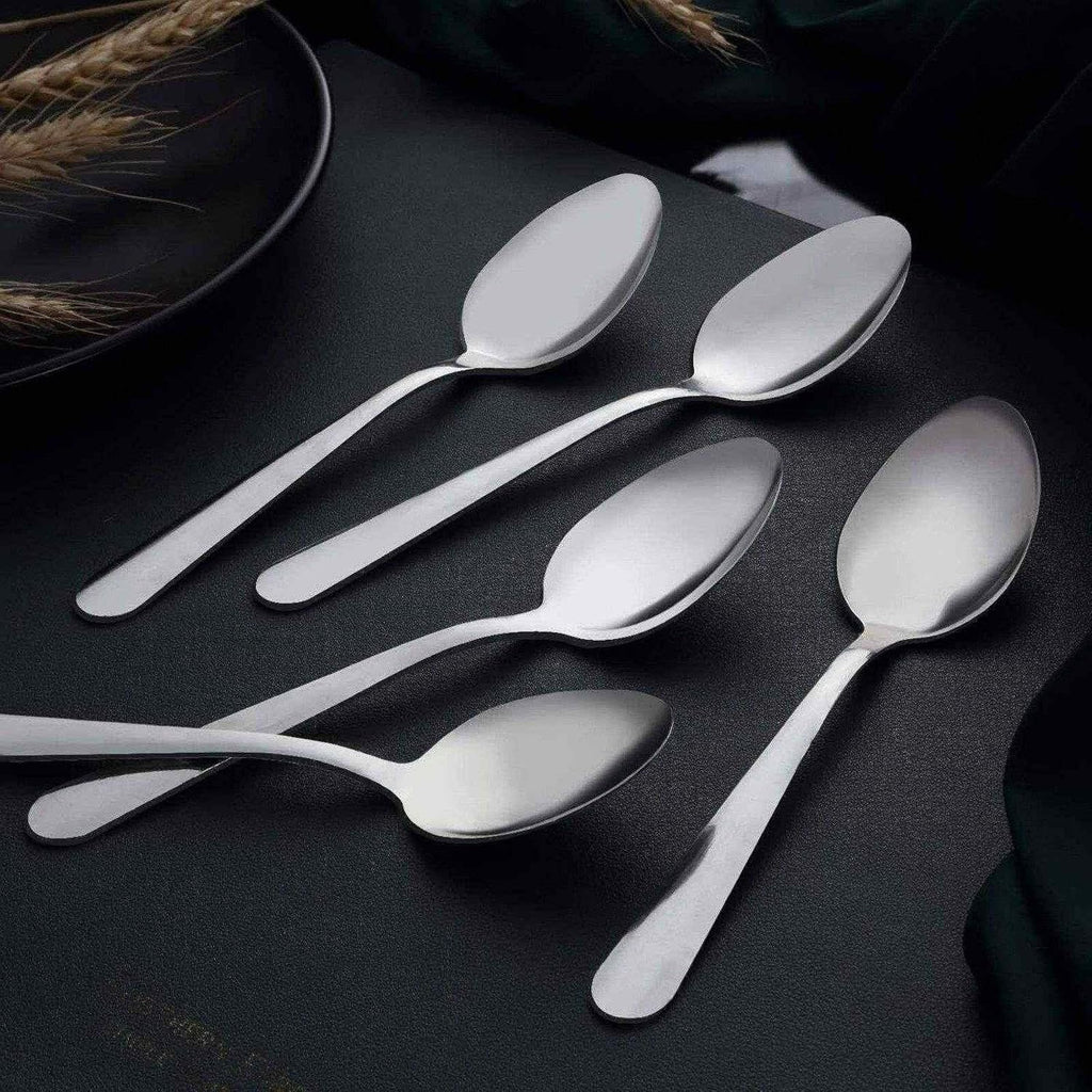 36-Piece Tea Spoons Set Silverware - Only for Home, Kitchen or Restaurant - Mirror Polished, Dishwasher Safe 6.7 inch