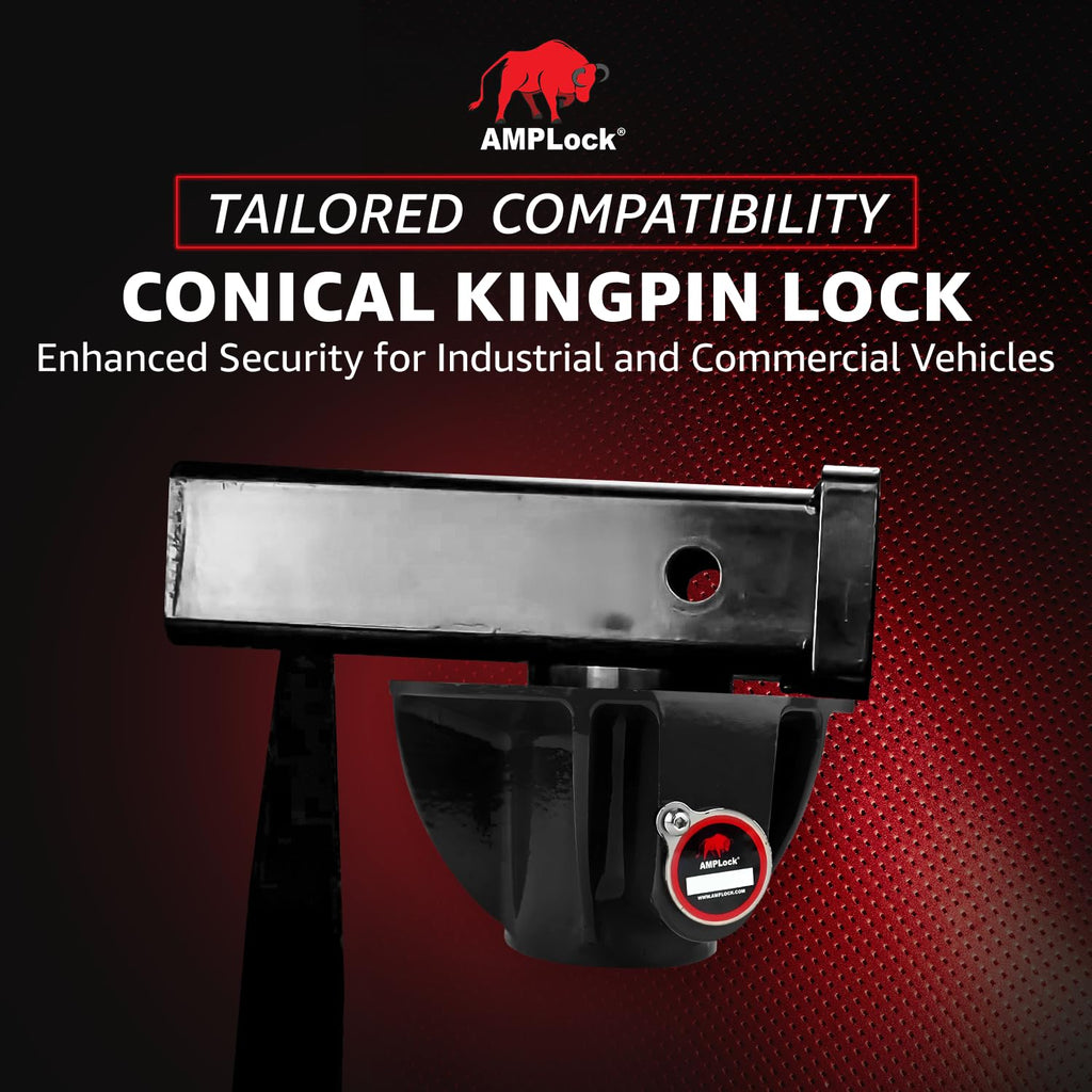 Heavy Duty King Pin Lock for Commercial Trailers - U-LPCF