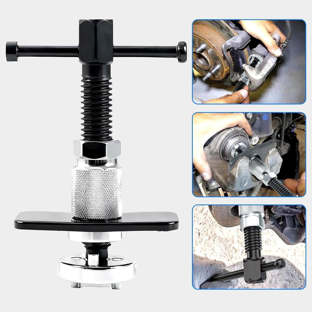 Car Brake Caliper Tool, Brake Caliper Piston Rewind Tools, Heavy-Duty Brake Suitable for Cars and Trucks, Compress