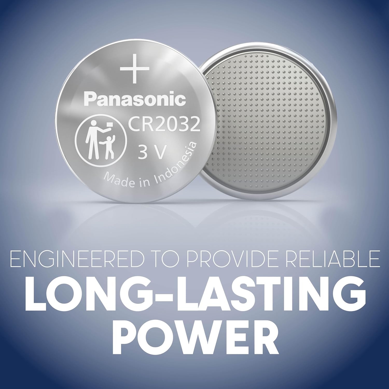 CR2032 3.0 Volt Long Lasting Lithium Coin Cell Batteries in Child Resistant, Standards Based Packaging, 10 Pack