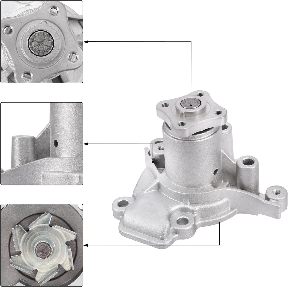 AULINK 2510023002 Water Pump For Hyundai Elantra Tucson Tiburon 1996-2012