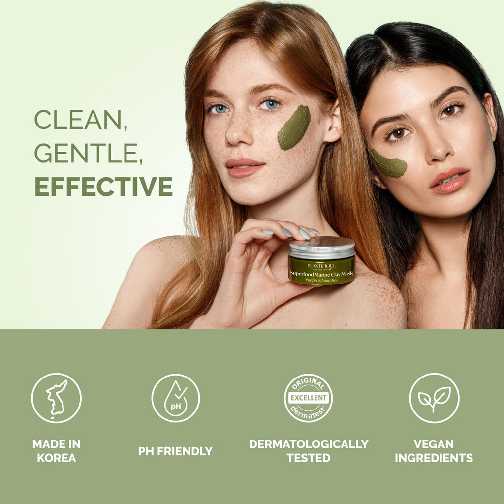 Korean Clay Mask for Pore Cleansing, Face Masks Skincare 3.88oz