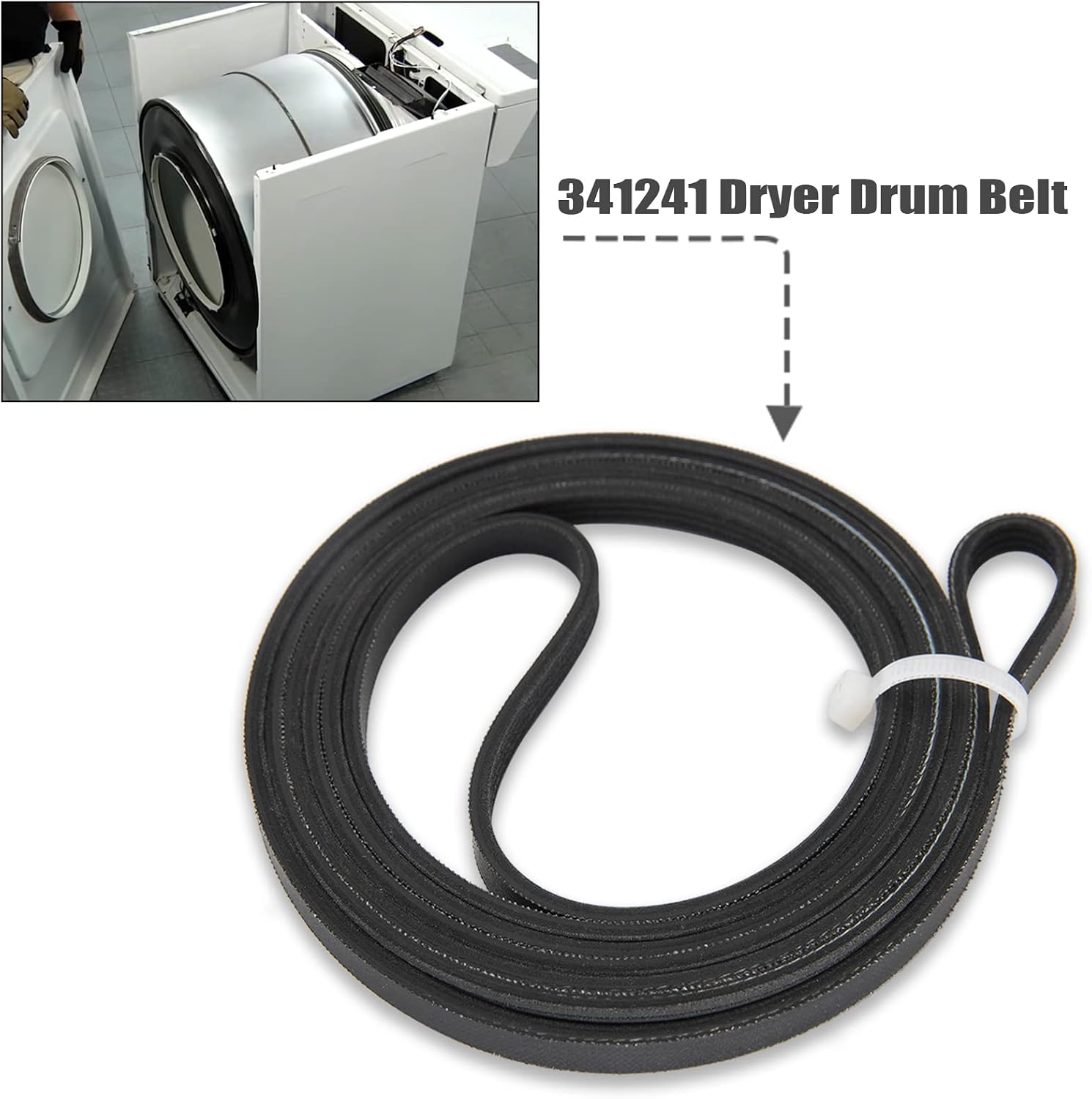 4392065 Dryer Repair Kit Compatible With Whirlpool Maytag Centennial, Amana, Admiral, Crosley Dryer, 349241T Drum