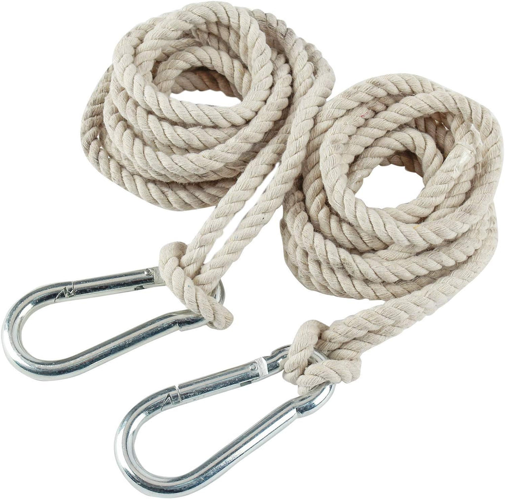 13FT Hammock Hanging Straps, Carabiner Hooks, Indoor Outdoor Use | Easy quick installation, fits hammock, tree swing