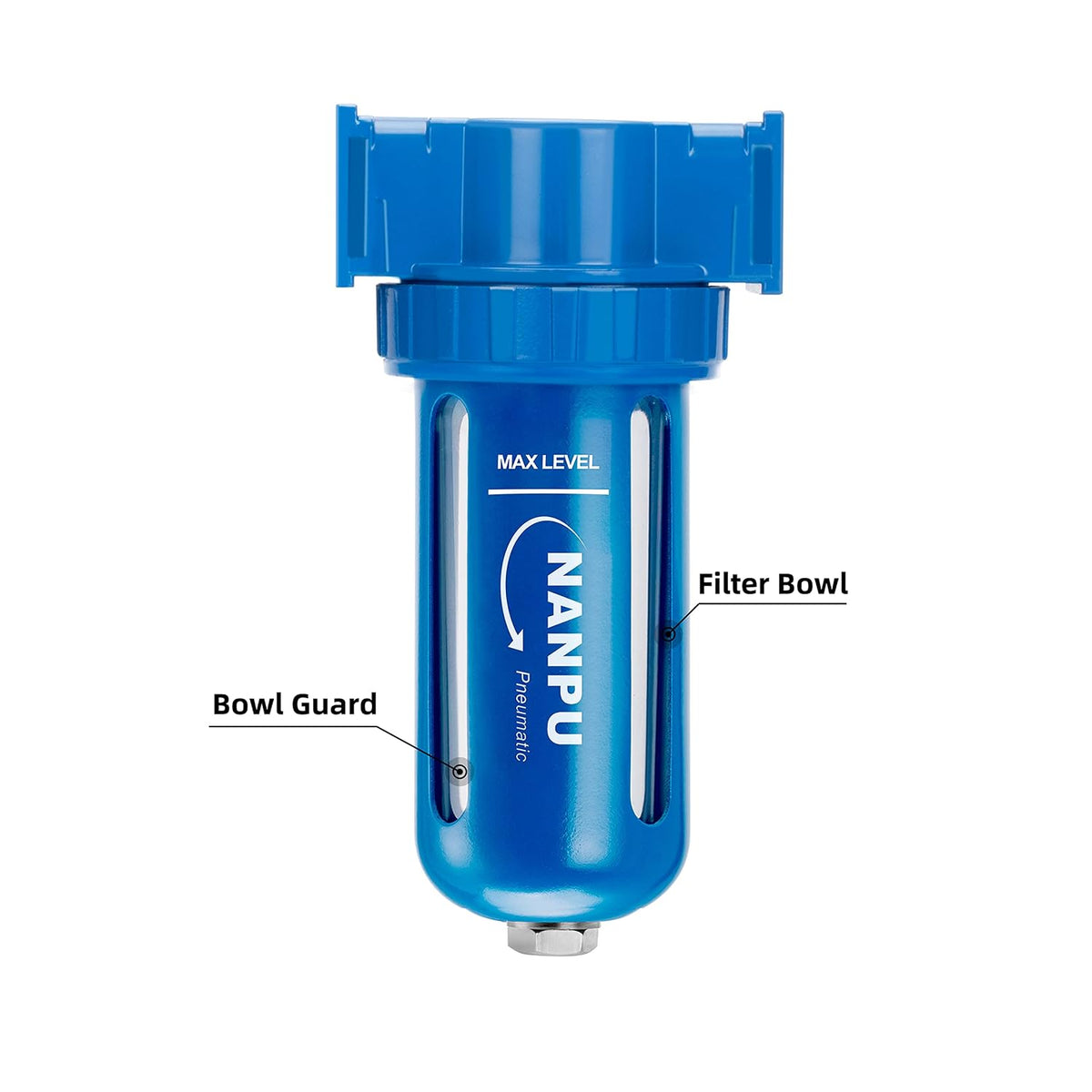 NANPU Zinc Alloy Desiccant Dryer, Compressed Air in Line Filter