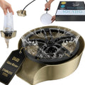 AquaDuo Glass Rinser and Kitchen Sink Sprayer Combo, Stainless Steel Cup Washer, Cup Cleaner for Sink, Bar Glass