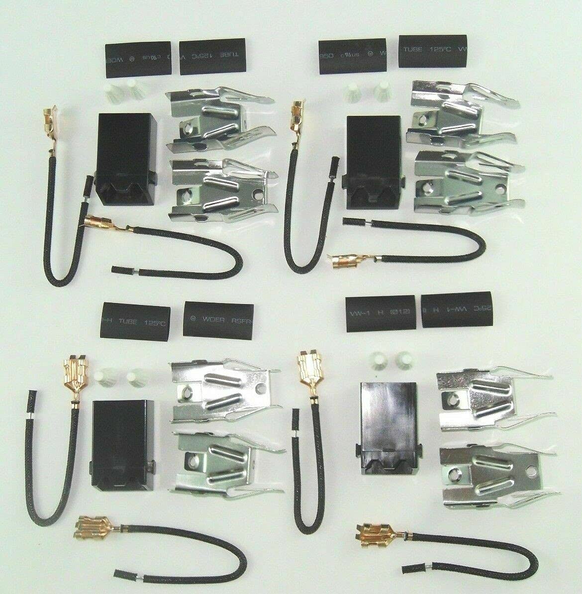 Compatible with Frigidaire 330031 Range Burner Receptacle Kit 4 Pack
