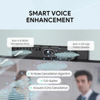 UVC40 E2 4K All-in-One USB Video Conference Camera, Teams & Zoom | 120° Wide-Angle Lens, Built-in 8 Microphone Array