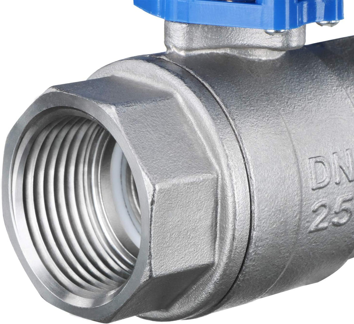 U.S. Solid Motorized Ball Valve- 1" NSF Certified 304SS Ball Valve with Manual Function, Full Port, 9-24V AC/DC and 2 Wire Auto Return Setup