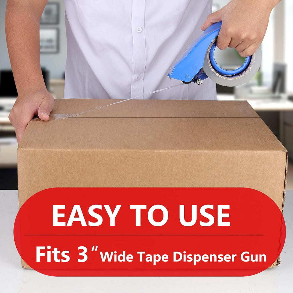 Rosy(Rosiest) Clear Packing Tape (6 Rolls), Heavy Duty Packaging Tape for Express,Warehouse,Office,House, 2.7mil