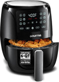 Air Fryer - 6 Qt Large Capacity, FryForce 360º, Digital Display with 12 Presets, Roast, Bake, Broil, Dehydrate