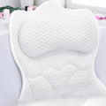 Bath Pillows for Tub,Thick Neck Back Support Bathtub Cushion,White