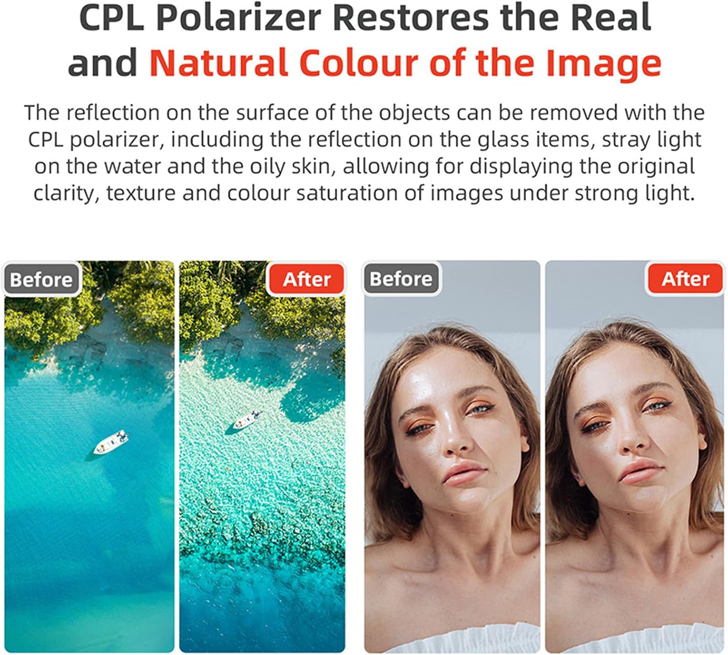 Camera Lens UV CPL ND Filter Kit for Insta360 Ace Pro/Pro 2, Light Reduction Polarizing Filters, with Silicone