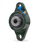 XIKE 2 Pcs UCFL201 Bore 12 mm Pillow Block Flange Mounted Ball Bearings.