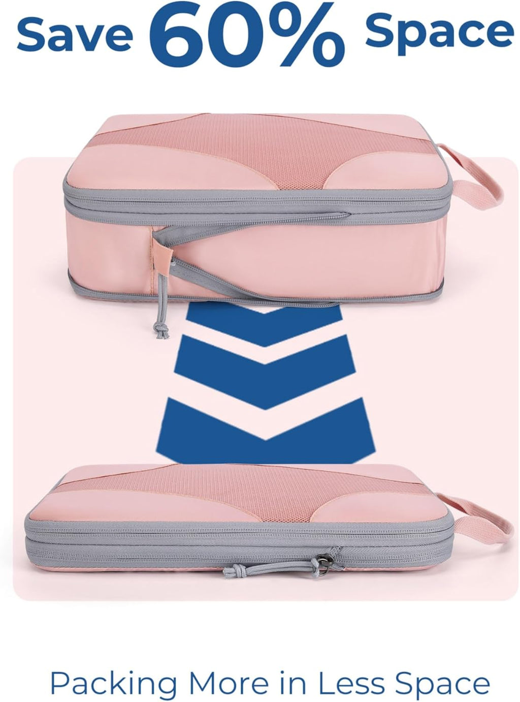 Compression Packing Cubes for Travel, 6 Set/14 Set Compressible Luggage Organizer for Cruise Ship, Lightweight Travel