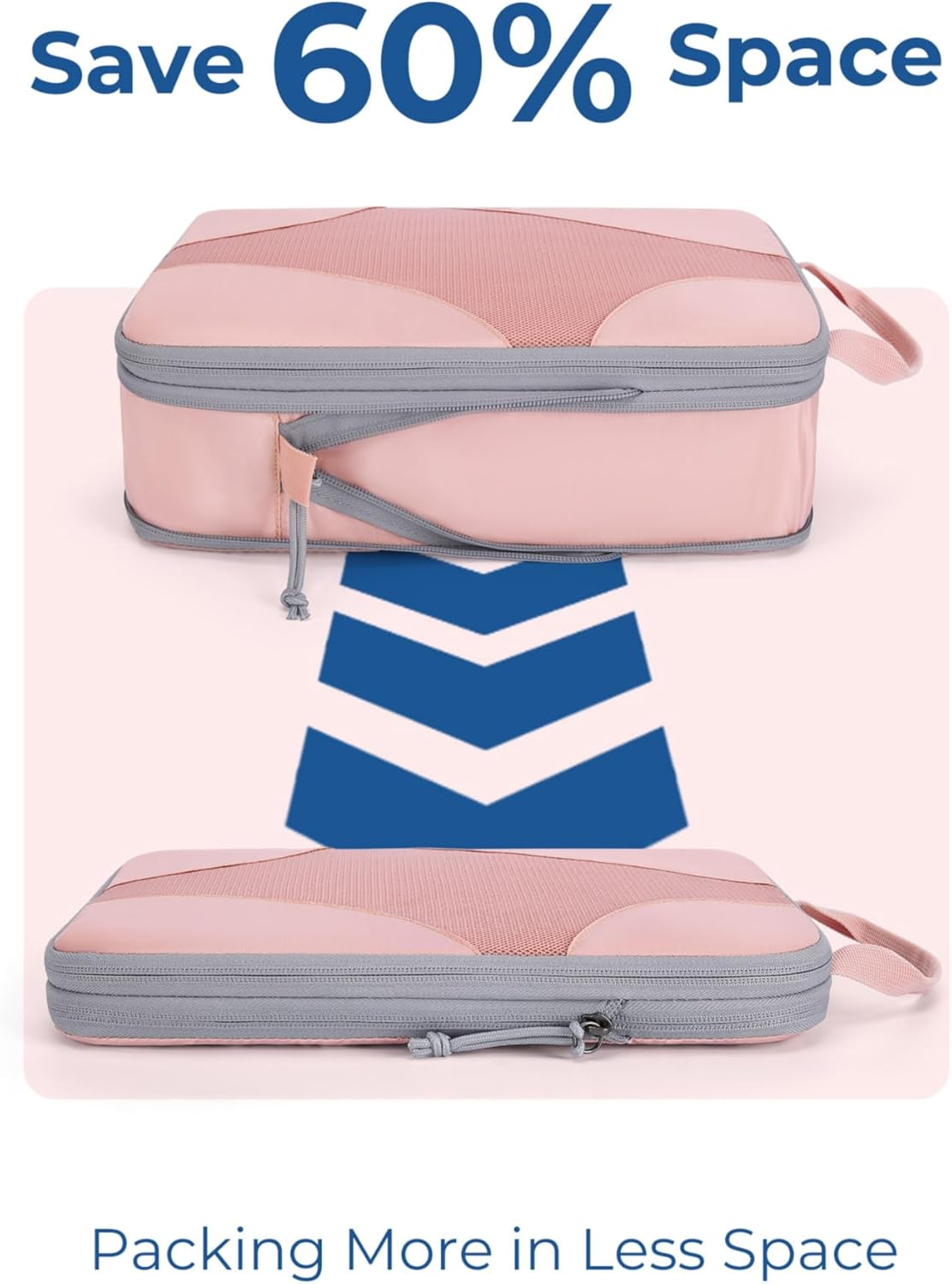 Compression Packing Cubes for Travel, 6 Set/14 Set Compressible Luggage Organizer for Cruise Ship, Lightweight Travel