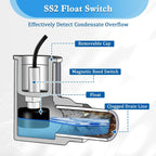 SS2 AC Float Switch L Shape Water Level Accessory with 3/4" Adaptor,10 Pack