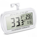 Waterproof Refrigerator Fridge Thermometer, Digital Freezer Room Thermometer, Max/Min Record Function Large LCD