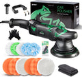 2026 New Dual Action Polisher, 15mm Random Orbital Car Buffer, 6 Variable Speeds (2500-5500RPM) 1100W DA Polisher