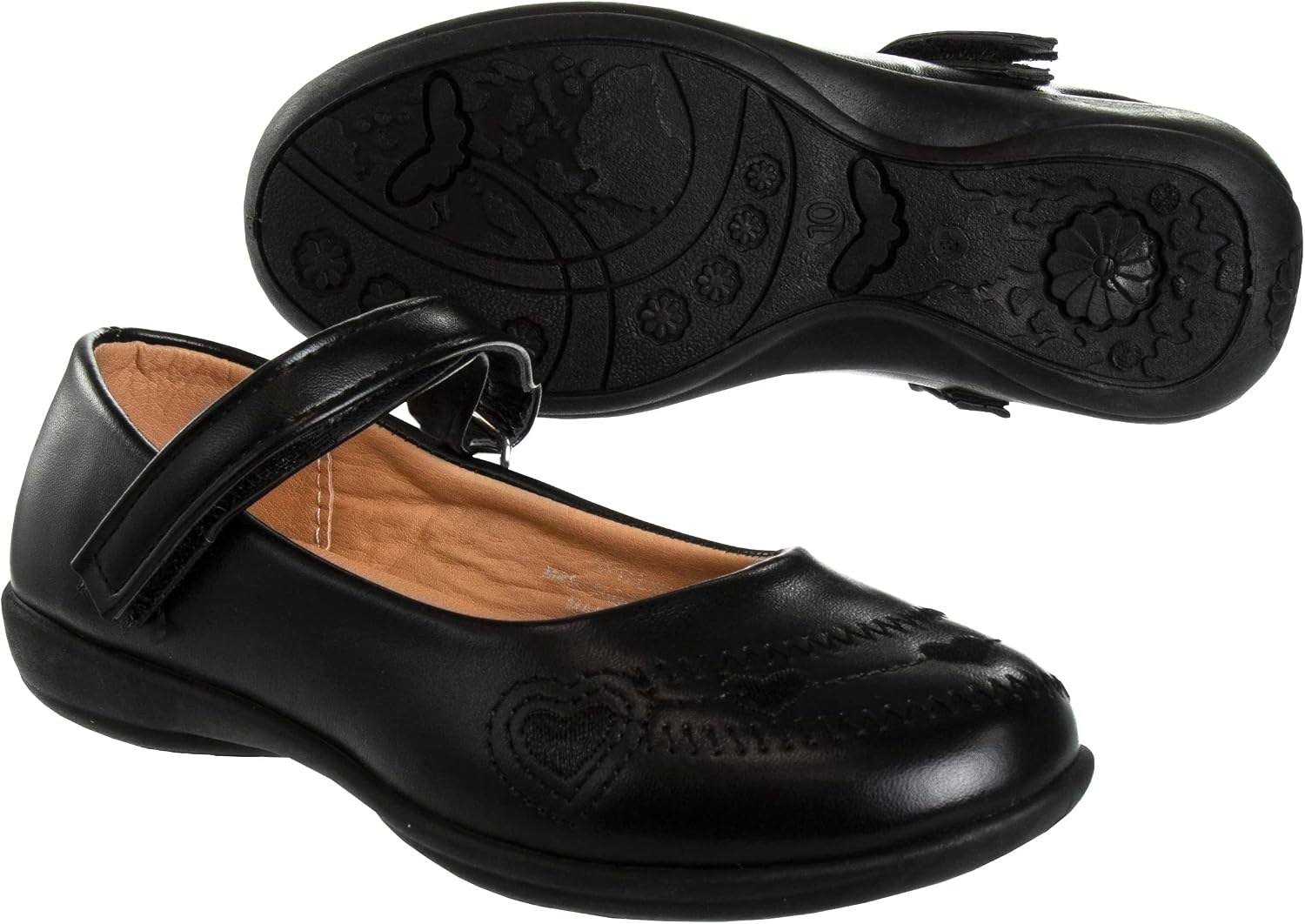 Girls Mary Jane School Uniform Shoes Flats (Toddler-Big Kid)
