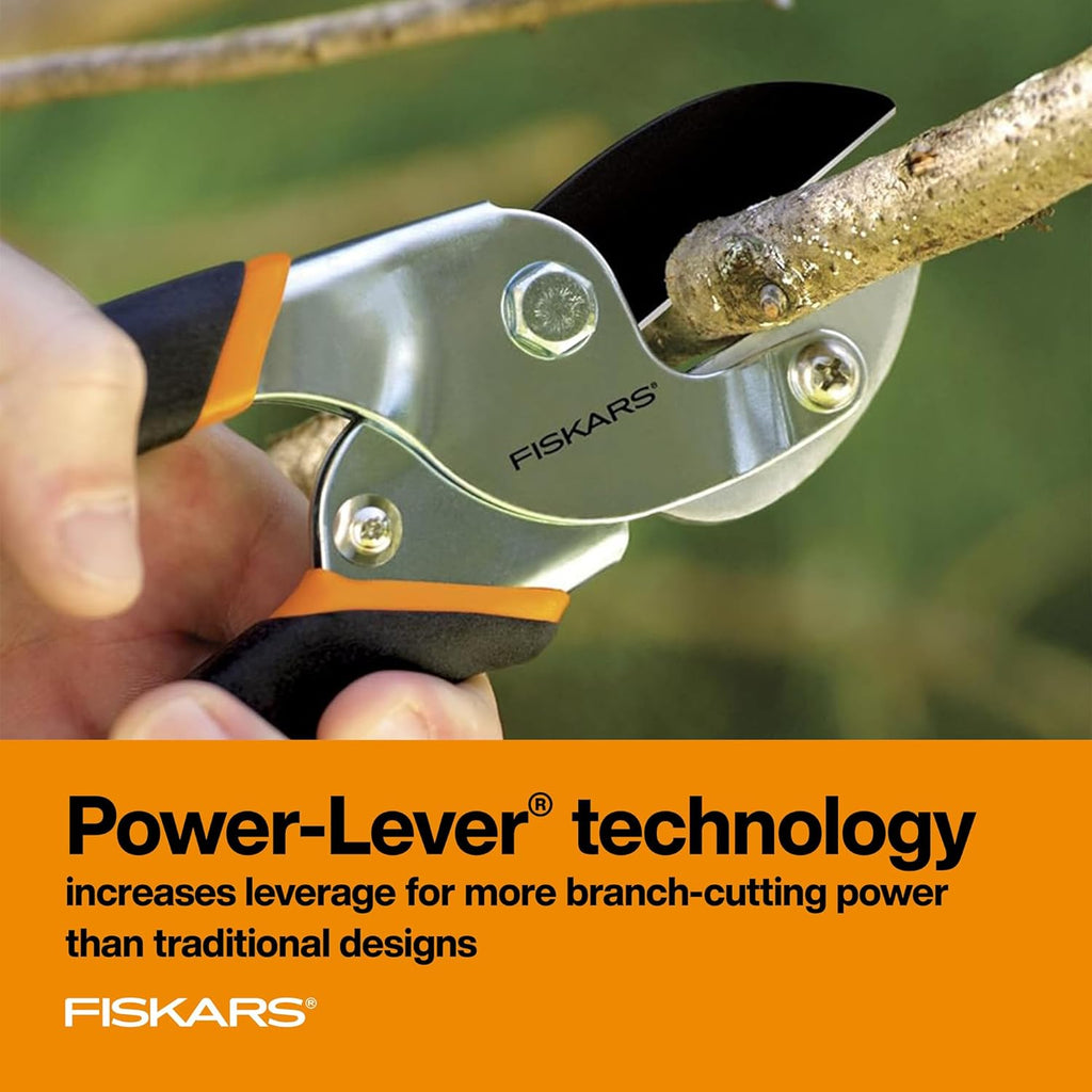 Anvil Pruner, 5/8-Inch Cut Capacity Branch Cutter with Power-Lever Technology That Provides More Cutting Power, Best