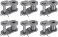 uxcell 6Pcs #60 Chain Offset Half Link Roller, 3/4" Pitch Carbon Steel