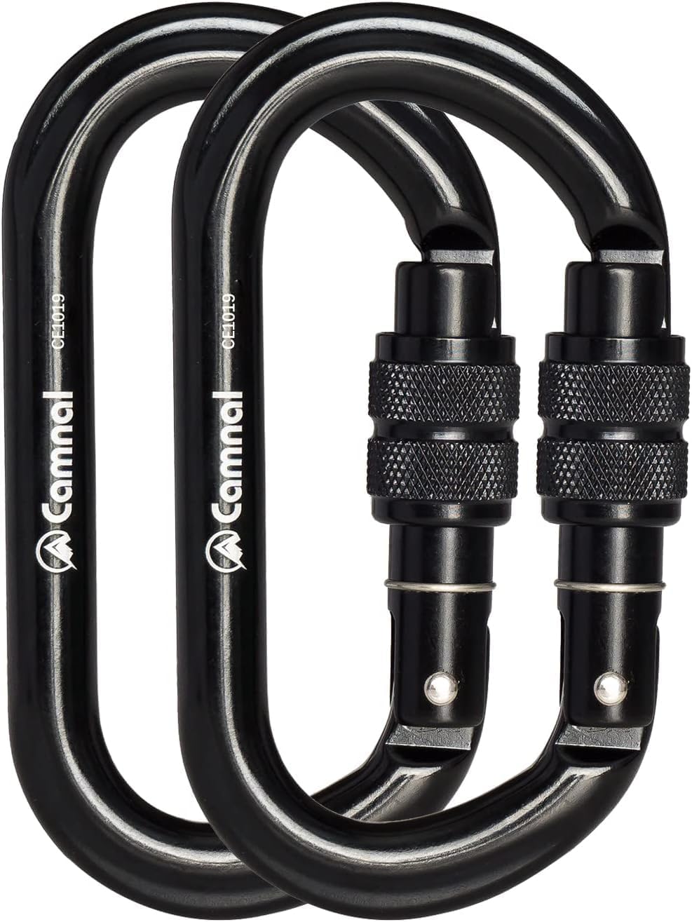 Heavy Duty Carabiner, 25kn(About 5620 lbs) Oval Carabiner Clip O-Shape Rock Climbing Carabiner Lightweight Caribeener