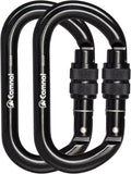 Heavy Duty Carabiner, 25kn(About 5620 lbs) Oval Carabiner Clip O-Shape Rock Climbing Carabiner Lightweight Caribeener