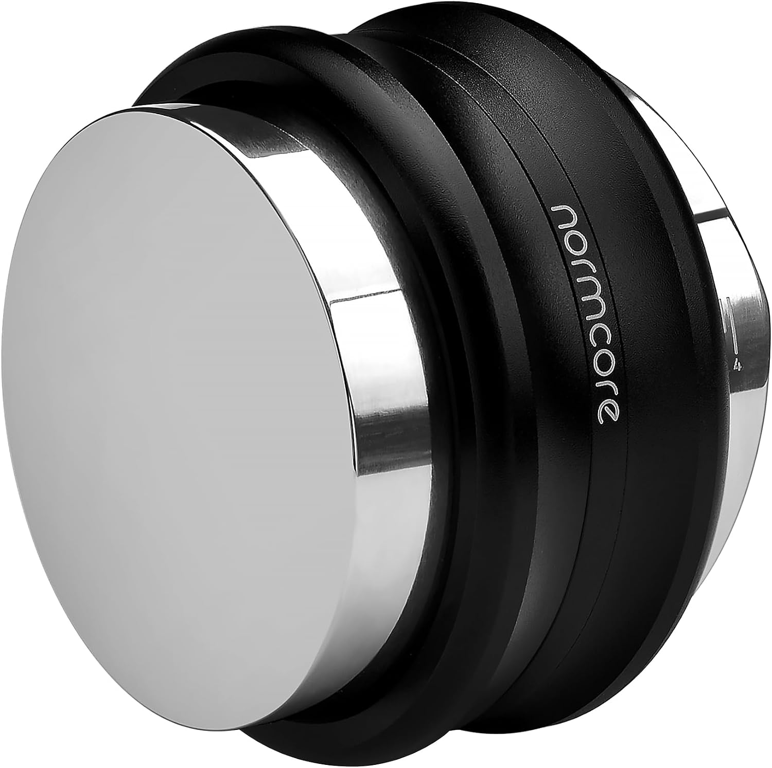 51mm Coffee Distributor & Tamper, Dual Head Coffee Tamper Fits Delonghi Portafilters, Double Sided Adjustable Depth