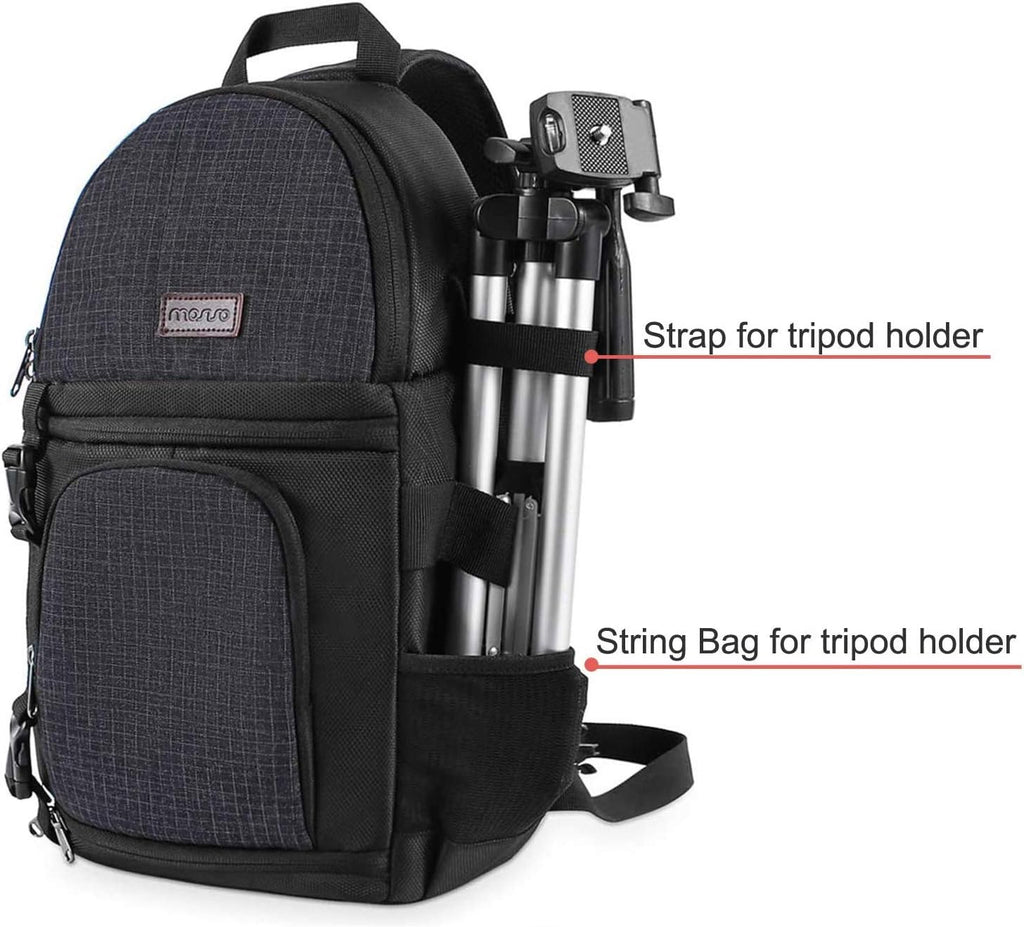 Camera Sling Bag, Photography Shoulder Bag Compact Camera Backpack | DSLR/SLR/Mirrorless Camera, Quick Access, Tripod