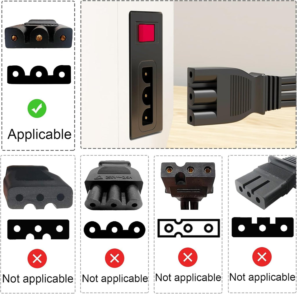 Sewing Machine Pedal and Power Cord for Singer, with Foot Pedal Mat Non Slip, Compatible with Singer #359102-001 2263 4423 e99670 8280 44s 4452 2277 4411 3116 3337 1304 M3220 3342 4432 1120 1507 50t8